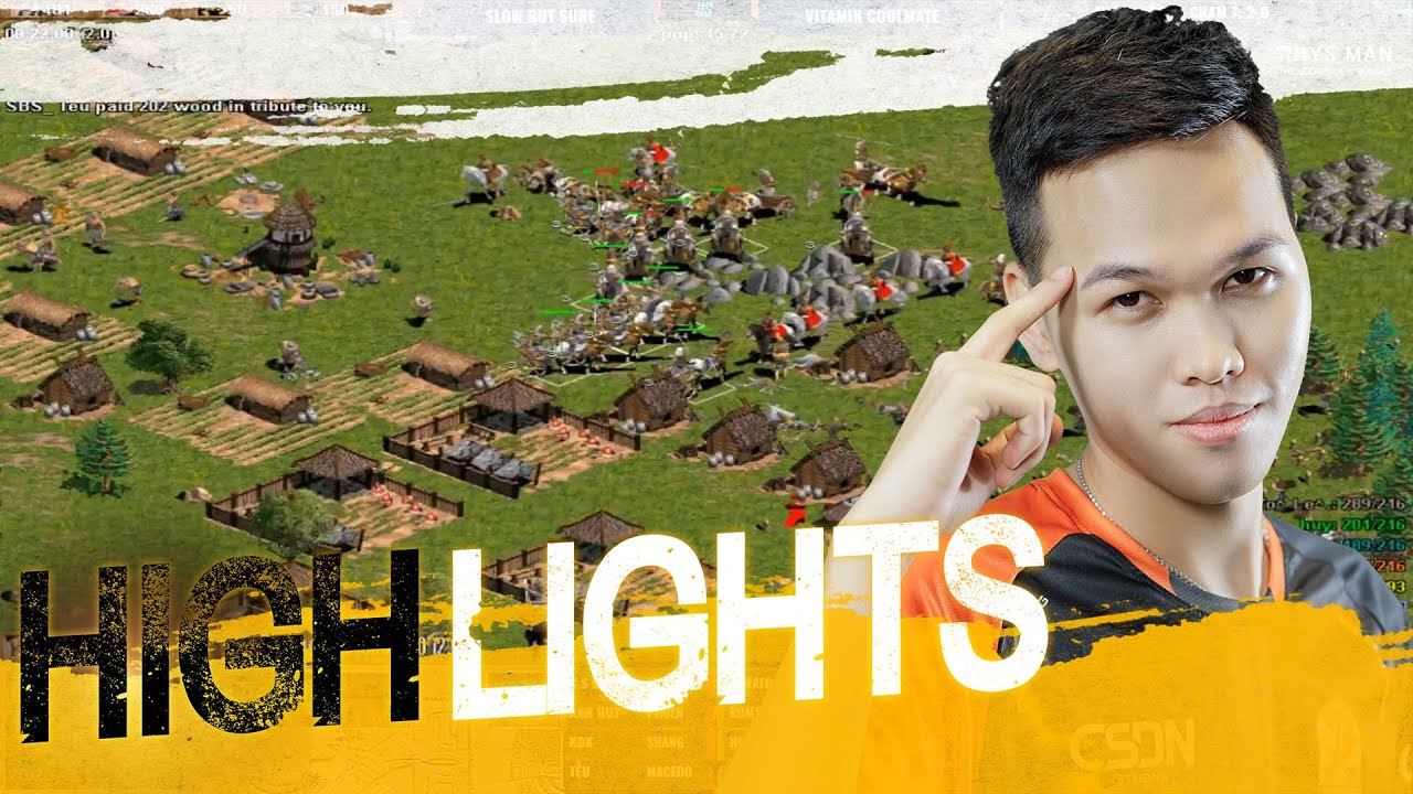 Chim Sẻ Đi Nắng quá khác biệt với TIMELINE 4X khi cầm Shang | AOE Highlights