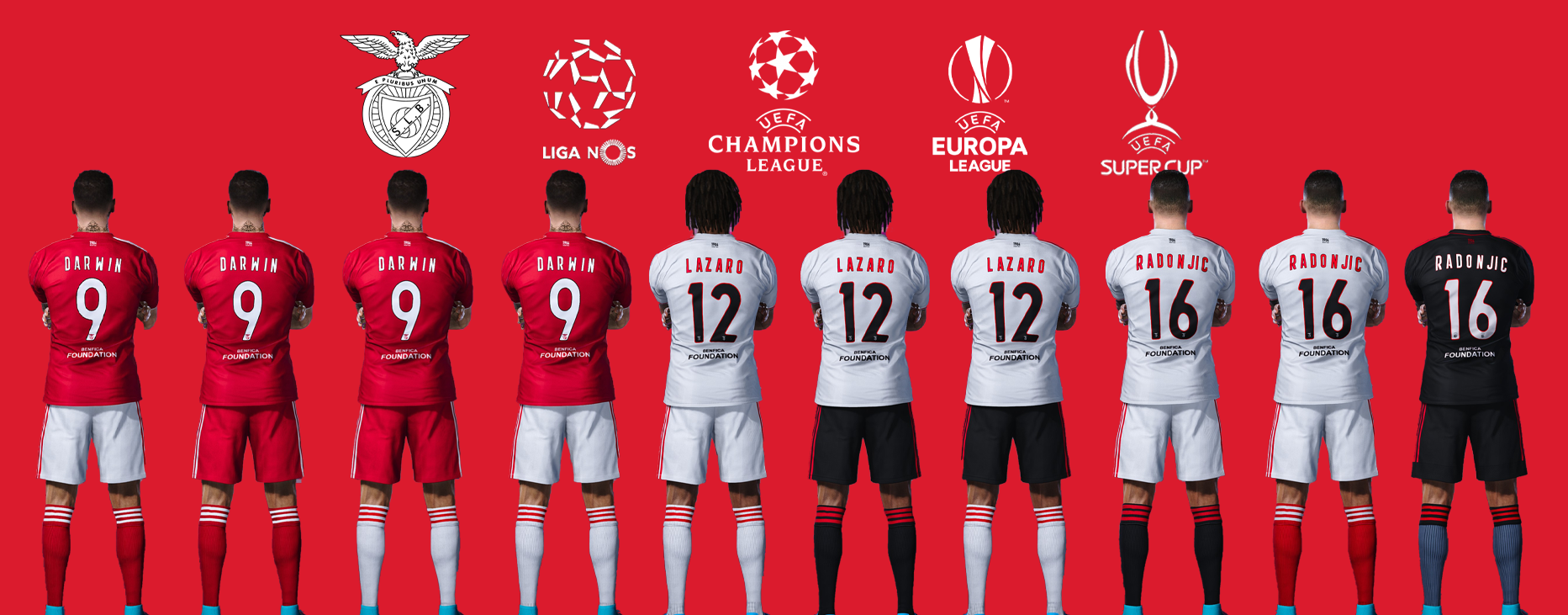 PES 2021 Benfica Kits 2021 - 2022