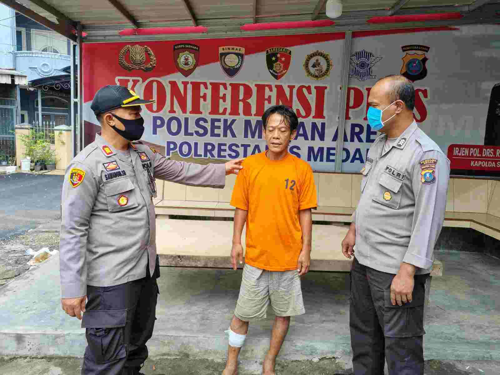 Mantaf !..Polsek Medan Area Dalam Waktu Singkat Berhasil Ringkus Pelaku Curanmor