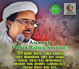 Habib Rizieq Instruksikan Relawan FPI Turun ke Lokasi Bantu Bencana Gunung Semeru