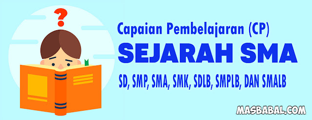 CP Sejarah SD, SMP, SMA, SDLB, SMPLB, DAN SMALB. Capaian Pembelajaran Sejarah SMA pdf.