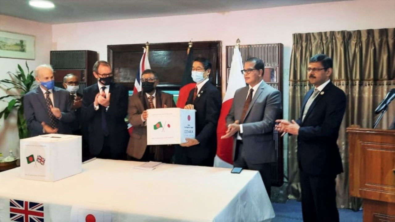 Japan and the United Kingdom have handed over 8 million doses of the AstraZeneca vaccine