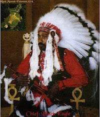 CHIEF BLACK EAGLE THUNDERBIRD OF THE YAMASSEE NATIVE AMERICANS OF THE CREEK NATION