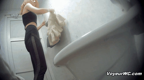 Hidden camera installed in a public toilet exposing girls pissing (Street Toilet 2022_4)