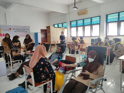 Aksi Donor Darah SMAN 8 Kota Banda Aceh