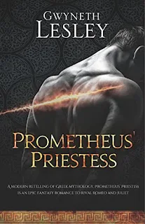 Prometheus' Priestess - an epic fantasy romance book promotion by Gwyneth Lesley