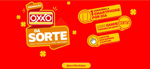 Promoção Oxxo da Sorte Supermercado