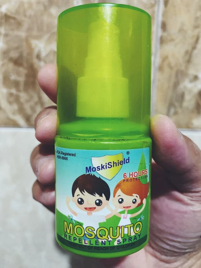 Moskishield insect repellent spray is one of our playtime essentials