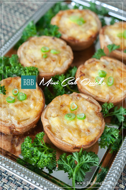 Mini Crab Quiche