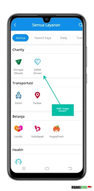 langkah-2-cara-donasi-kitabisa-melalui-dompet-dana