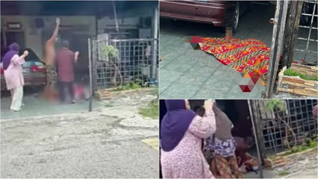 [Video] Terkini, Tak Smpat Tunaikan Solat Jumaat, Wrga Emas MninggaI Ditlkam Di Hdpan Rumah.
