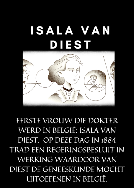 Isala Van Diest: Belgium first woman to become a doctor