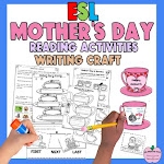 ESL Mother's Day vocabulary worksheets lessons games reading writing