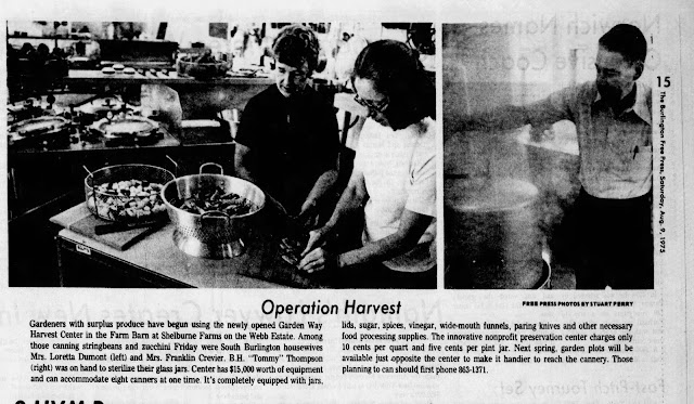 Operation Harvest - 1975 - Shelburne Farms