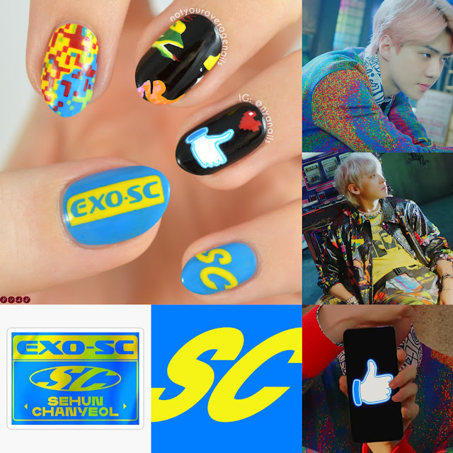 EXO-SC 1 Billion Views Nails