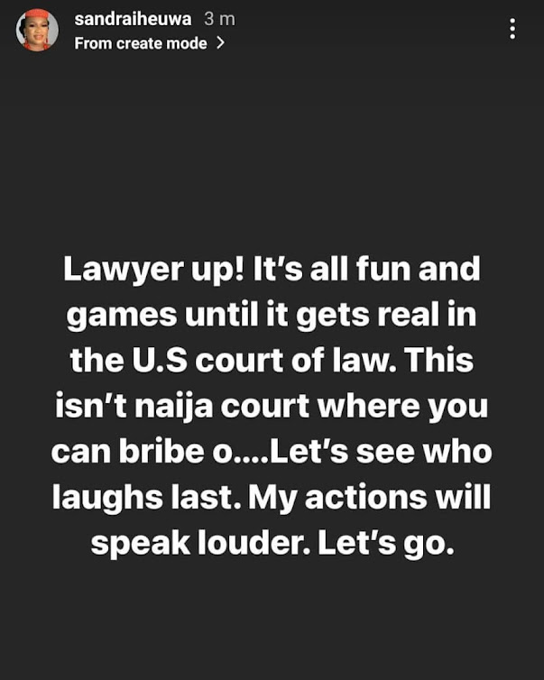 Ubi Franklin continues to share photos of his daughter as Sandra Iheuwa threatens to sue him