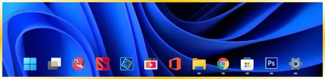 Membuat Taskbar Windows 11 Menjadi Transpara