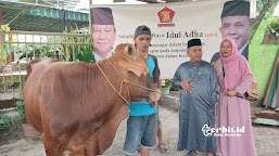 Kurban Satu Ekor Sapi, lni yang Disampaikan Legislator Gerindra H. Olih Solihin