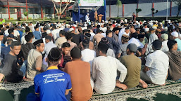 Gema Takbir Idul Fitri 1445 H, Ratusan Warga Binaan Lapas Narkotika Lampung Laksanakan Solat led Berjamaah 