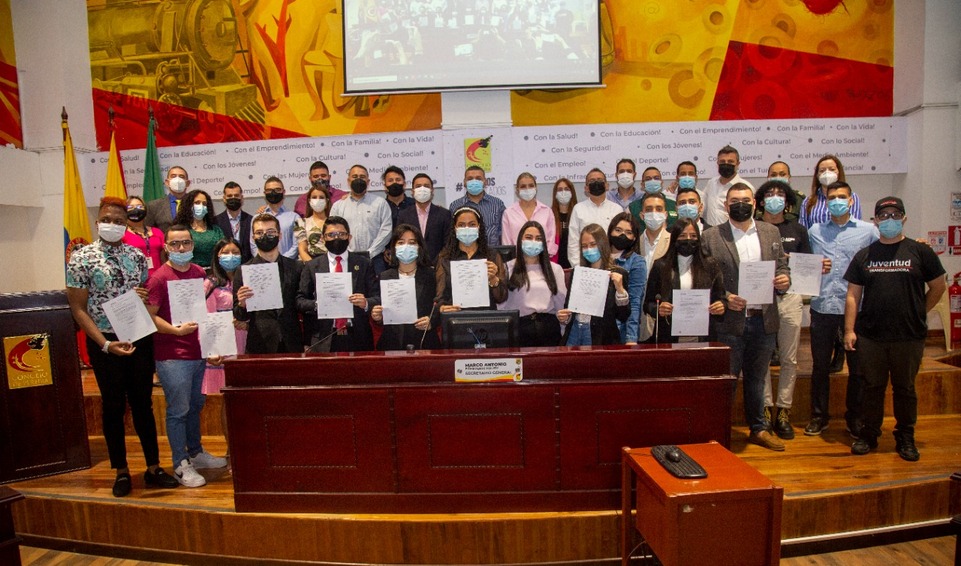 En Pereira, 19 Consejeros de Juventud tomaron posesión y llevarán el rumbo de las iniciativas juveniles