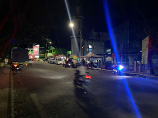 Berikan Rasa Aman dan Nyaman Dimalam Hari, Personel Satlantas Polres Enrekang Lakukan Patroli Malam