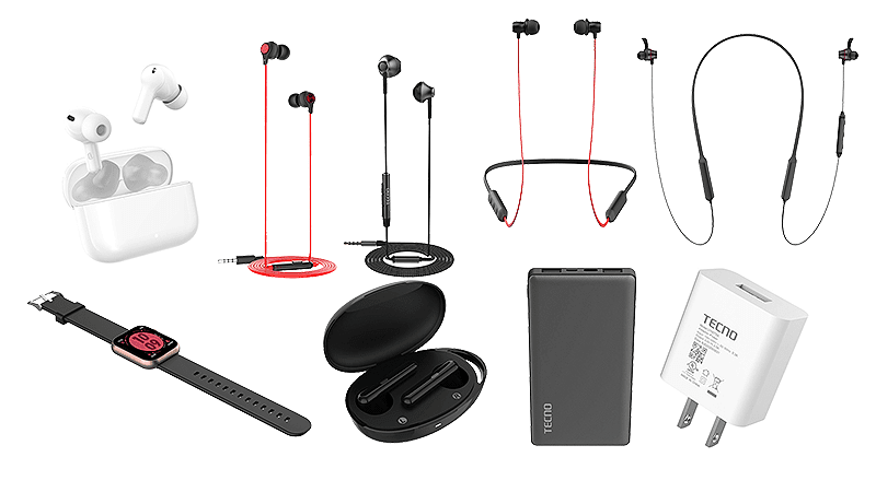 TECNO launches new TWS buds, wireless earphones, fitness watch, and other accessories