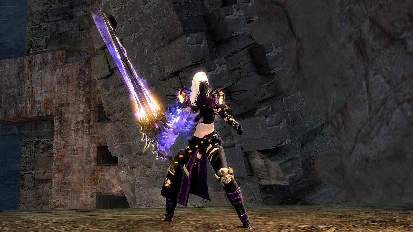 The Brilliant Blade grows significantly larger as you draw and wield it in combat.