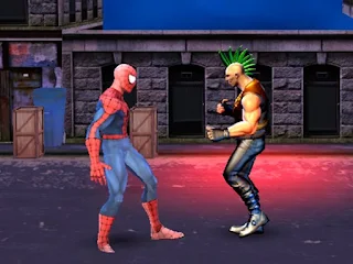 Jogue Spiderman Street Fighter jogo de ação grátis