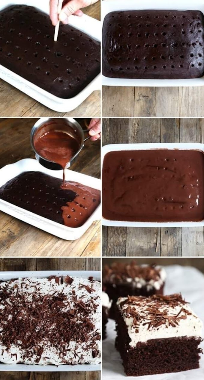 CHOCOLATE POKE CAKE