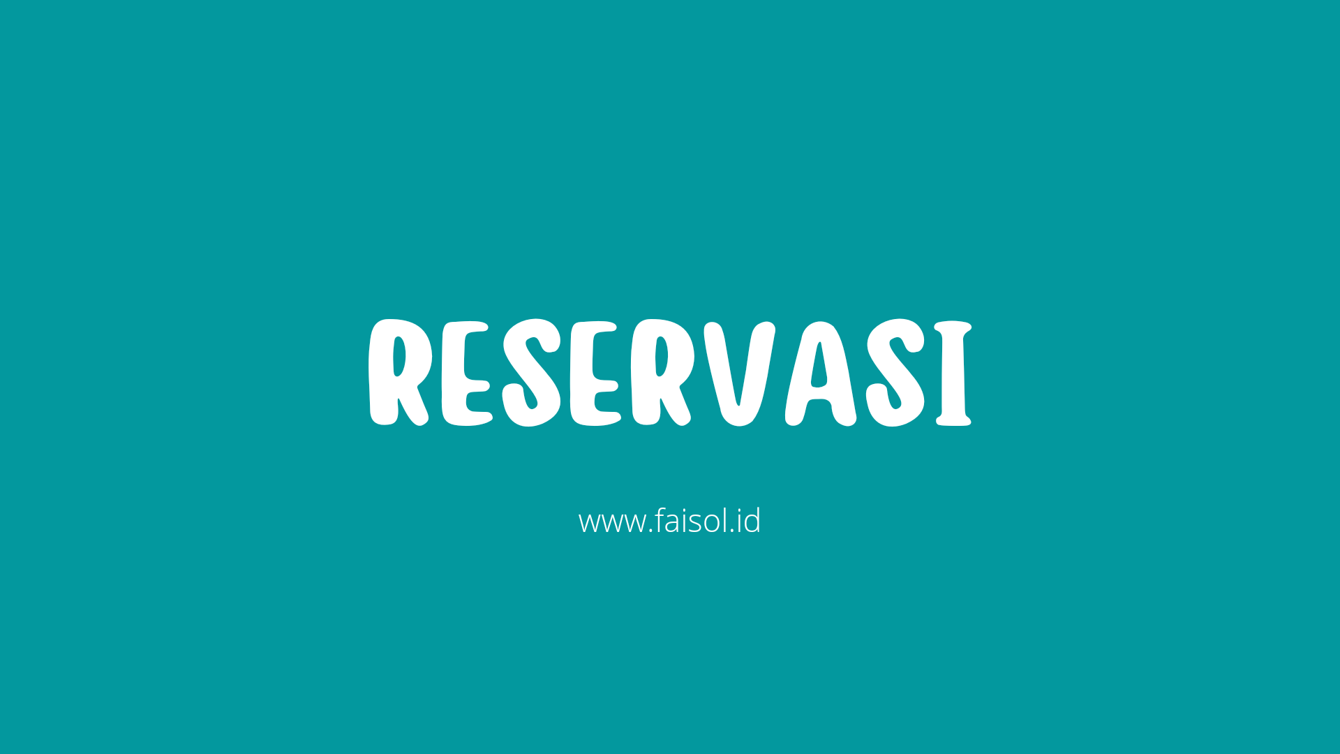 arti reservasi