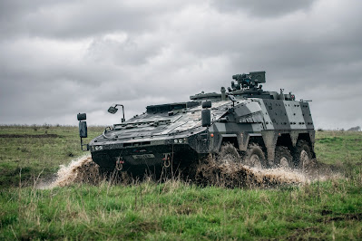 A Boxer Medium Infantry Vehicle on the 25th of October 2019