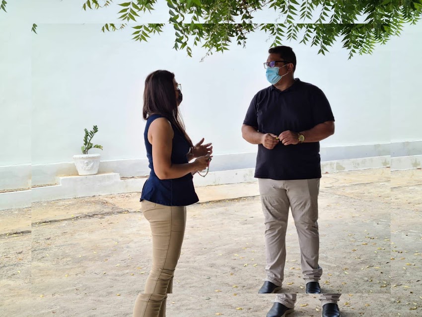  Prefeito do município visita a escola de Referência em Ensino Fundamental Evandro Ferreira dos Santos  - EREF Cabrobó, 