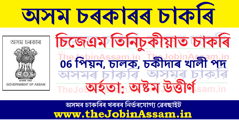 CJM Tinsukia Recruitment 2022