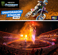 Don't Miss the Monster Energy AMA Supercross Championship At San Diego's Snapdragon Stadium!