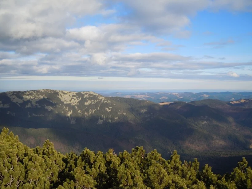 Mount Khomyak Carpathian Mountains