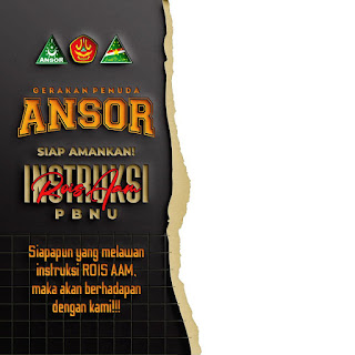 Twibbon Bingkai Foto Siap Amankan Instruksi Rois AAM PBNU 2021