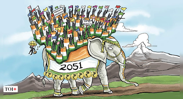 What would India look like 50 years from now until the next general election in