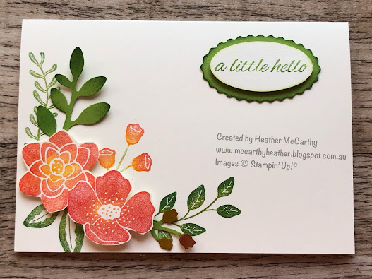 Boughs & Blossoms, Stampin' Up!, Being CreateAble with Heather