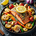 Elevate Your Culinary Experience: Zesty Lemon Garlic Salmon with Roasted Vegetables