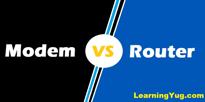 Difference between Modem and Router