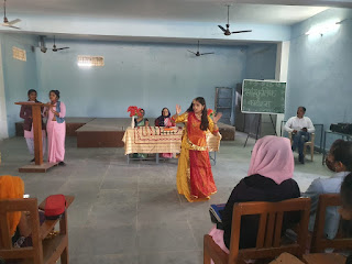 महिला महाविद्यालय के B.Ed व D.El.Ed विभाग में सांस्कृतिक कार्यक्रम सम्पन्न