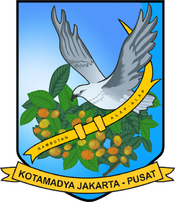 Logo / Lambang Kota Administrasi Jakarta Pusat - Latar (Background) Putih & Transparent (PNG)