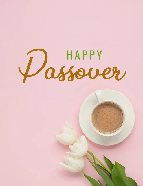 Free Passover Wishes Greetings Messages - Cute Simple Cards Made With Love - Floral Spring - 10 Image Pictures