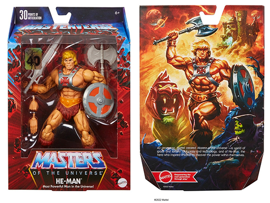 Mattel 40th Anniversary He-man Master of the Universe