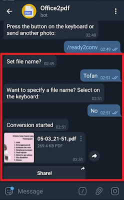 Bot Telegram Ubah Foto Ke PDF Dengan Cepat