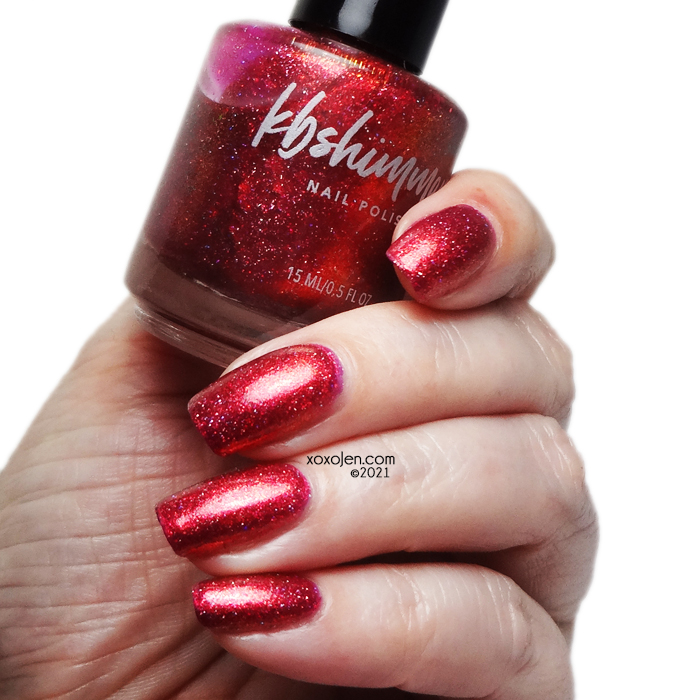 xoxoJen's swatch of KBShimmer Totally Stoked Nail Polish by KBShimmer
