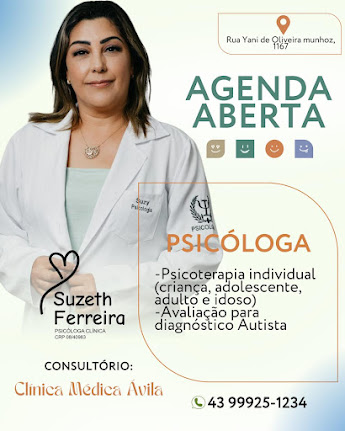 Clínica Médica Ávila de Faxinal com avaliação para diagnóstico autista
