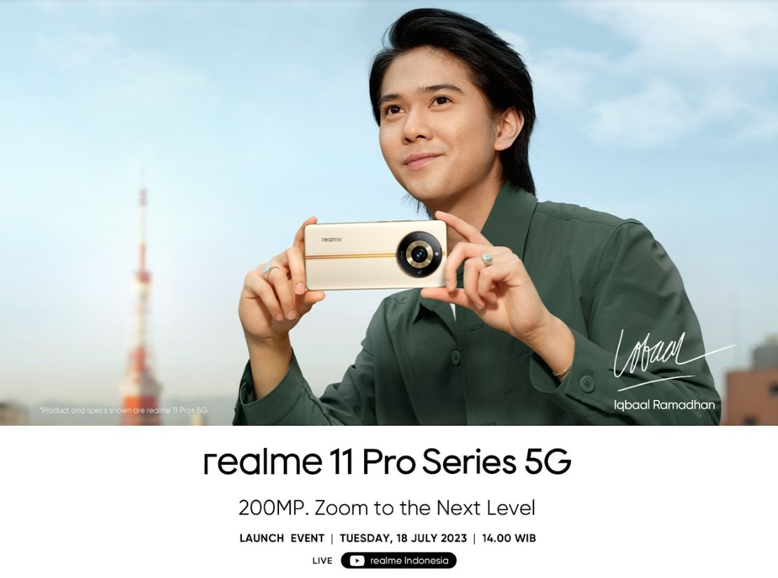 Realme 11 Pro Series 5G dengan Kamera 200MP Diluncurkan di Indonesia 18 Juli 2023, Ini Bocorannya!