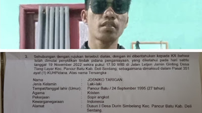 Polrestabes Medan Pakai Tersangka Penganiayaan Jadi Saksi Beratkan Godol Di Pengadilan Negeri Pakam,Warga; "Kok Bisa Berkeliaran?"