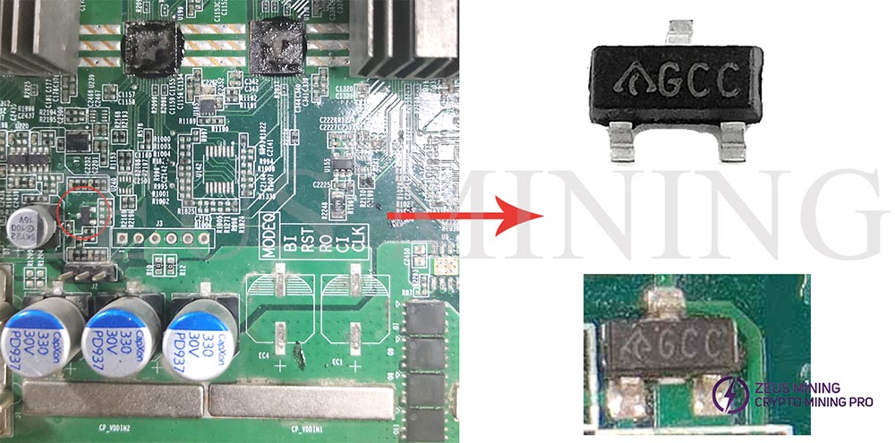 GCC adjustable shunt regulator location